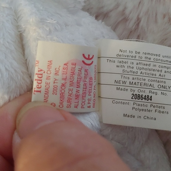 💚Nwt Vintage 2000 Ty Holiday Teddy - Picture 6 of 11